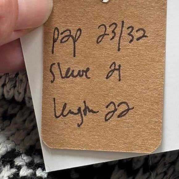 Vintage Florenzi Collection Abstract Knit Sweater Gray Black Pattern L/XL - Picture 5 of 5